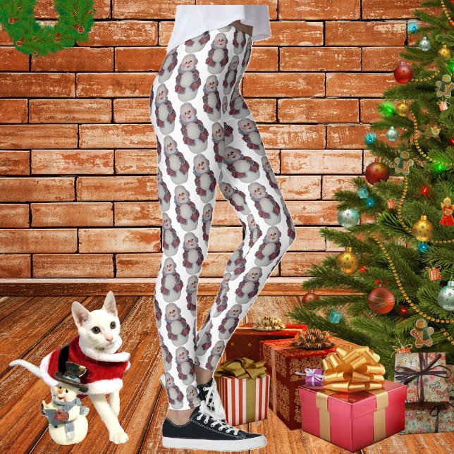Snowball Fight - Snowman / Christmas  Leggings (Creator Uploaded)