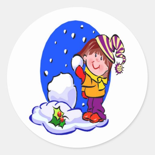 Snowball Fight _ Sticker