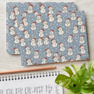 Snowball Friends Blue Christmas Snowman Envelope