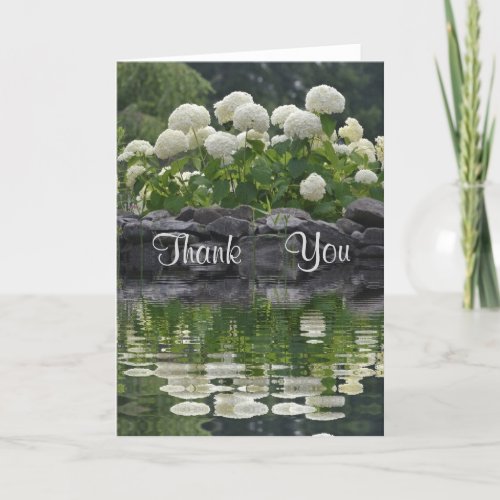 Snowball Reflections Thank You Card