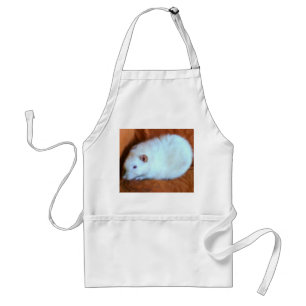 Snowball White Rat Apron