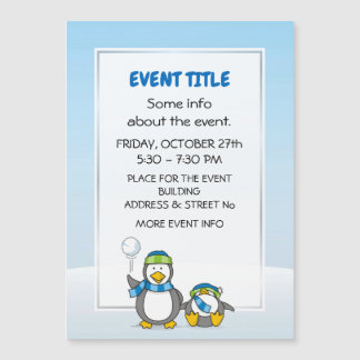 Snowballing penguins