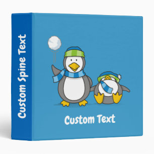 Snowballing penguins binder