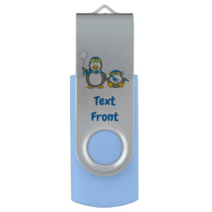 Snowballing penguins USB flash drive