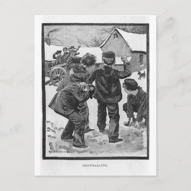 Snowballing! Postcard (Front)