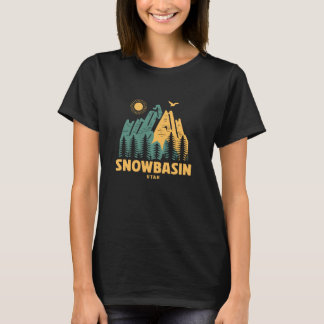 Snowbasin Mountains Utah Hiking Outdoors Vintage T-Shirt