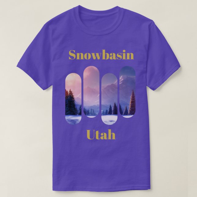 Snowbasin ski Utah 3 T-Shirt (Design Front)