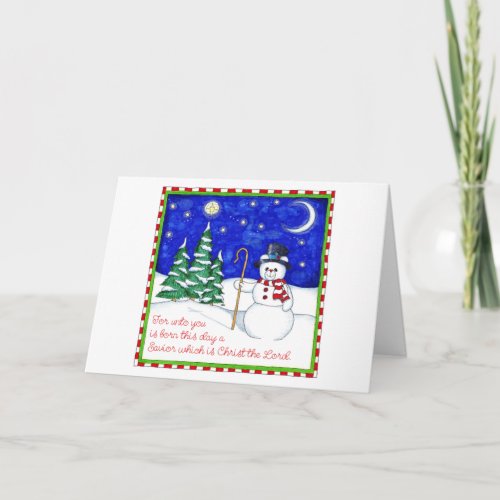 Snowbear Christmas Card