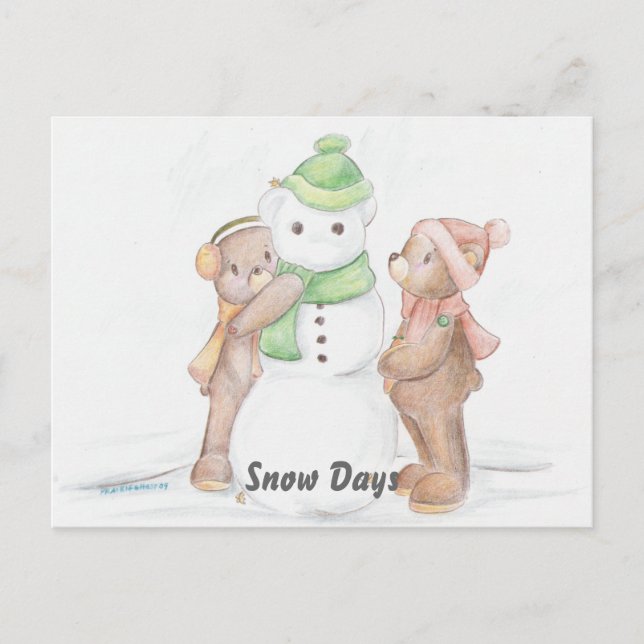 Snowbear Postcard (Front)
