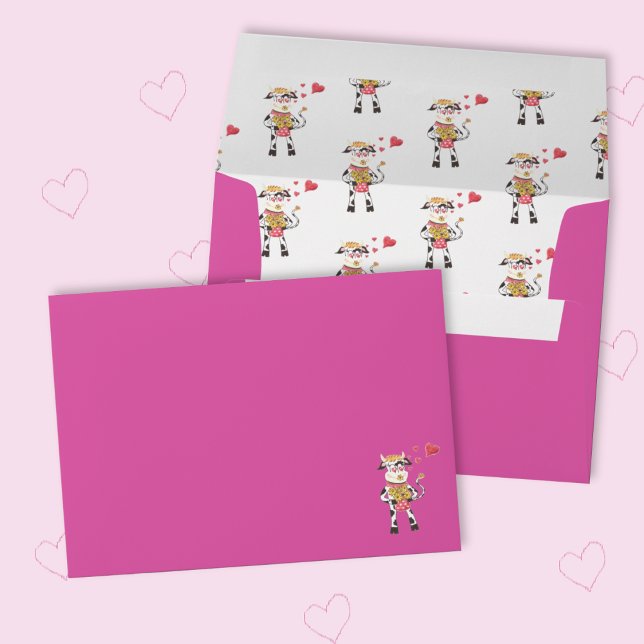 Snowbell in love , pink Valentine's Day envelope (Creator Uploaded)