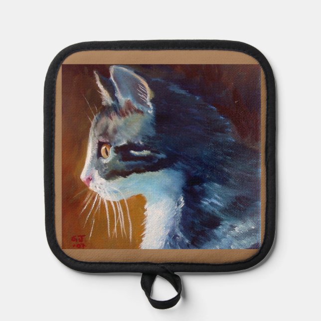 Snowbell in the sunshine, Oven Mitts & Pot Holders (Front)
