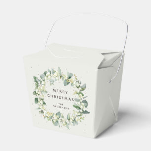 Snowberry + Eucalyptus Christmas Holiday Favor Box