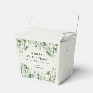 Snowberry + Eucalyptus Christmas Holiday Favor Box