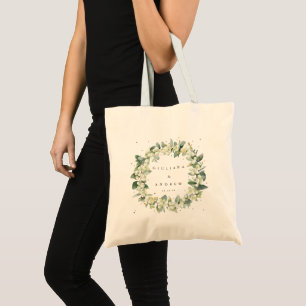 Snowberry+Eucalyptus Winter Wedding Gift Tote Bag