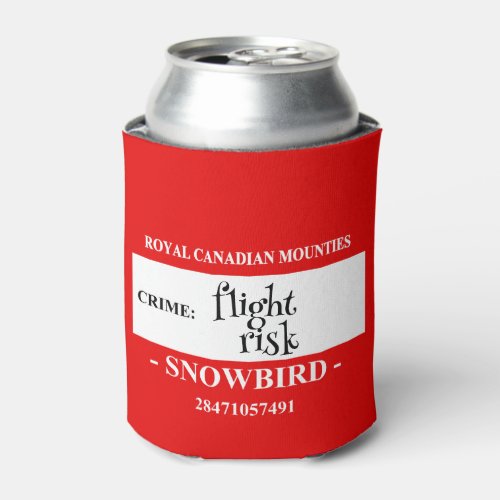 Snowbird Canada Day Can Cooler