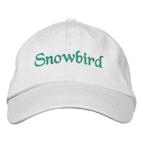 Snowbird Embroidered Baseball Cap