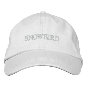 Snowbird Embroidered Hat