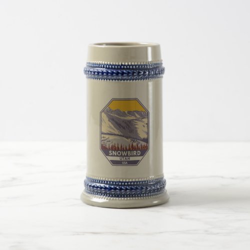 Snowbird Ski Area Winter Utah Beer Stein