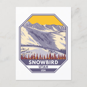 Snowbird Ski Area Winter Utah Postcard