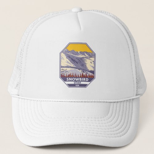Snowbird Ski Area Winter Utah Trucker Hat