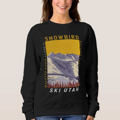 Snowbird Ski Area Winter Utah Vintage Sweatshirt