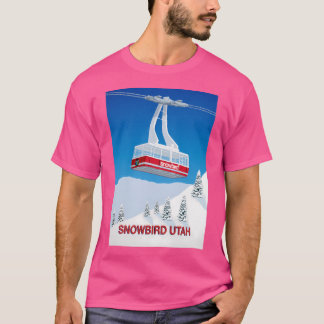 Snowbird Ski Resort Baseball  Sleeve T-Shirt
