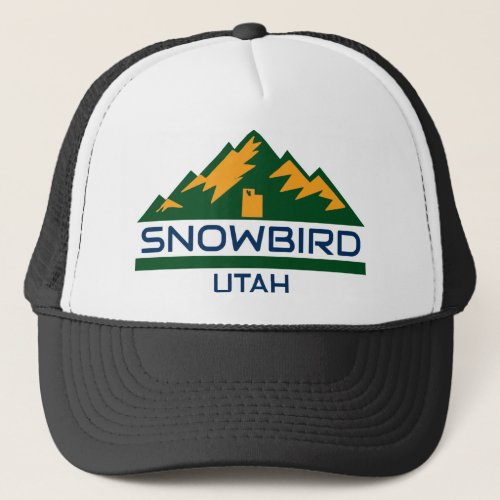 Snowbird Utah Mountain Trucker Hat