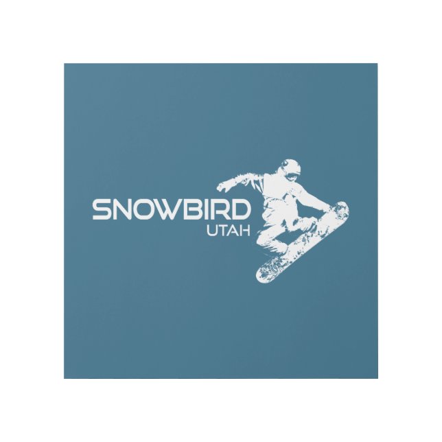 Snowbird Utah Snowboarder Gallery Wrap (Front)