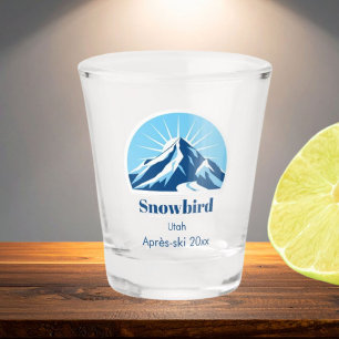 Snowbird utah USA après-ski souvenir Shot Glass