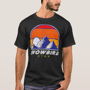 Snowbird Utah USA Ski Resort 1980s Retro Gift T-Shirt
