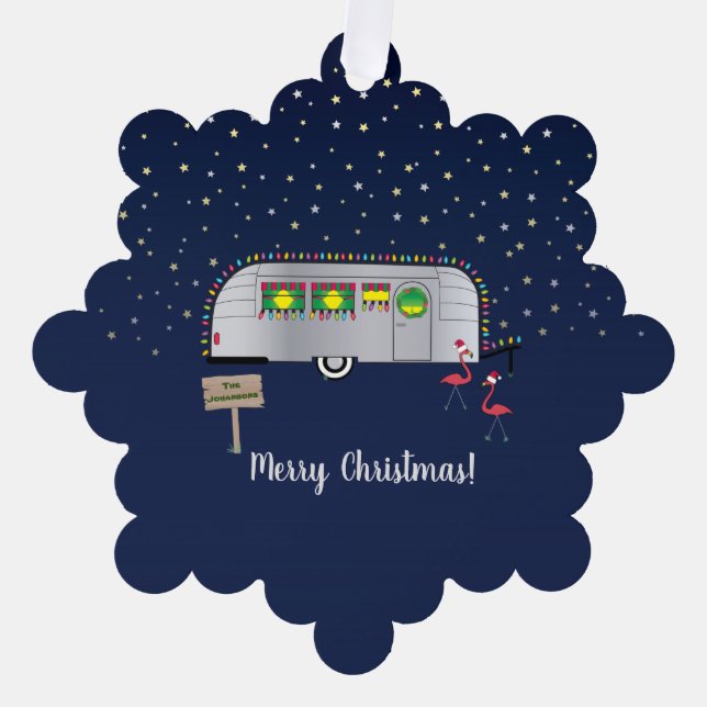 Snowbird's Christmas Ornament Card (Front)