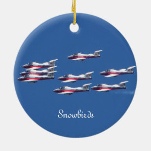 Snowbirds double sided ornament