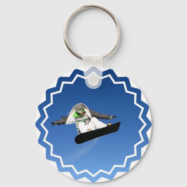 snowboard-1 keychain (Front)