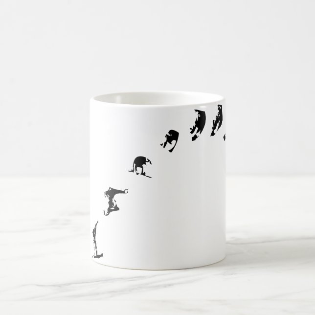 Snowboard 360 coffee mug (Center)