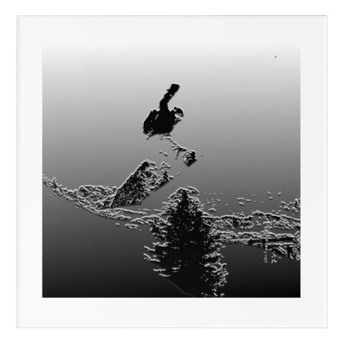 Snowboard Acrylic Print