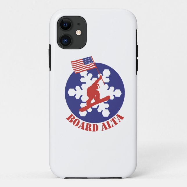 Snowboard Alta Case-Mate iPhone Case (Back)