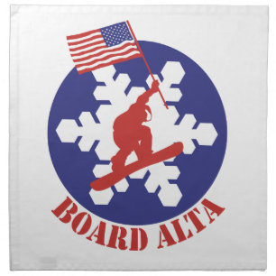 Snowboard Alta Cloth Napkin