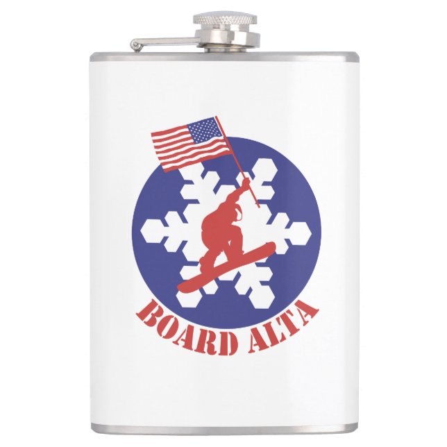 Snowboard Alta Flask (Front)