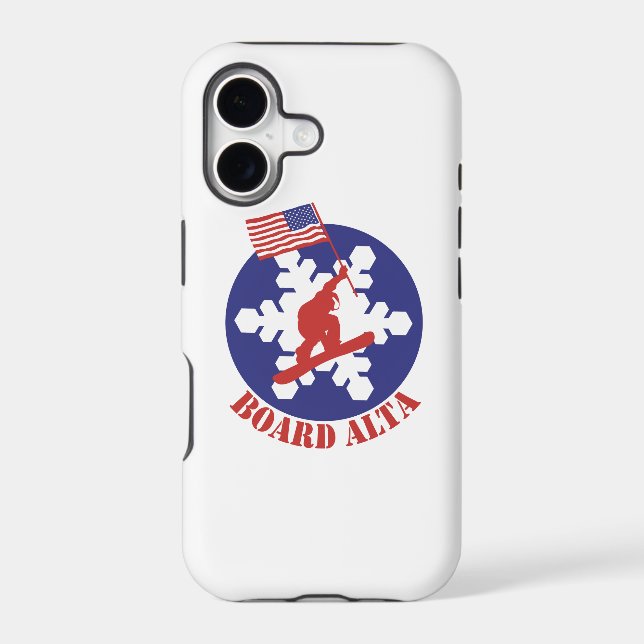 Snowboard Alta Iphone Case (Back)