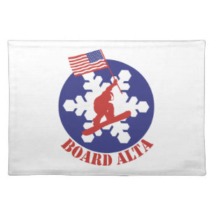 Snowboard Alta Placemat