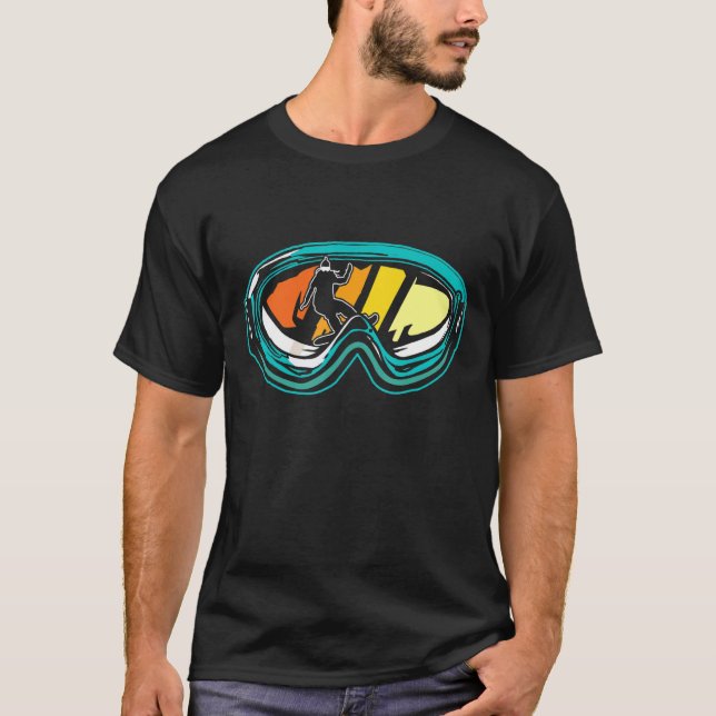 Snowboard and Snowboarding with Snowboarder_3 T-Shirt (Front)