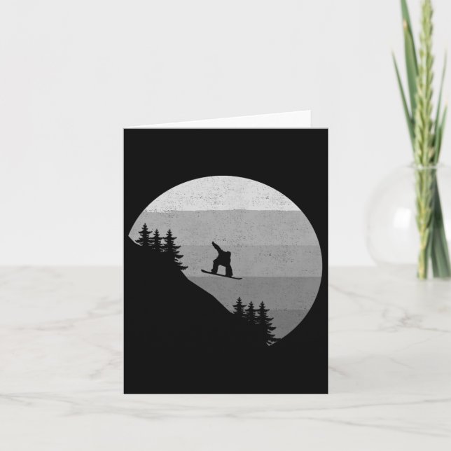 Snowboard Apparel - Snowboarding Snowboarder Snowb Card (Front)