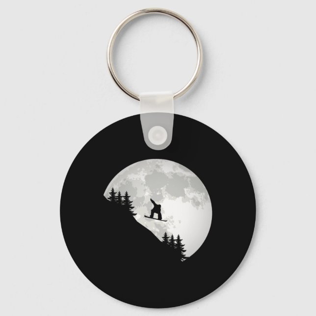 Snowboard Apparel - Snowboarding Snowboarder Snowb Keychain (Front)