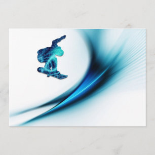 Snowboard Design Invitation