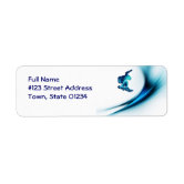 Blue Air Mail/par Avion Stickers, Suitable For Shipping International
