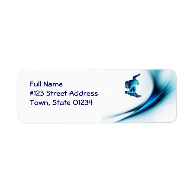 Snowboard Design Mailing Label (Front)