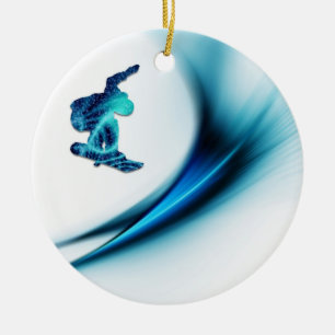 Snowboard Design Ornament