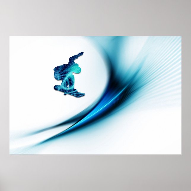 Snowboard Design Print (Front)