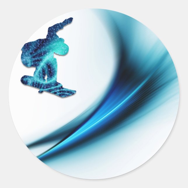Snowboard Design Stickers (Front)