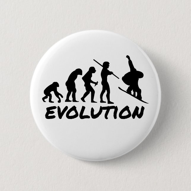 Snowboard Evolution Button (Front)